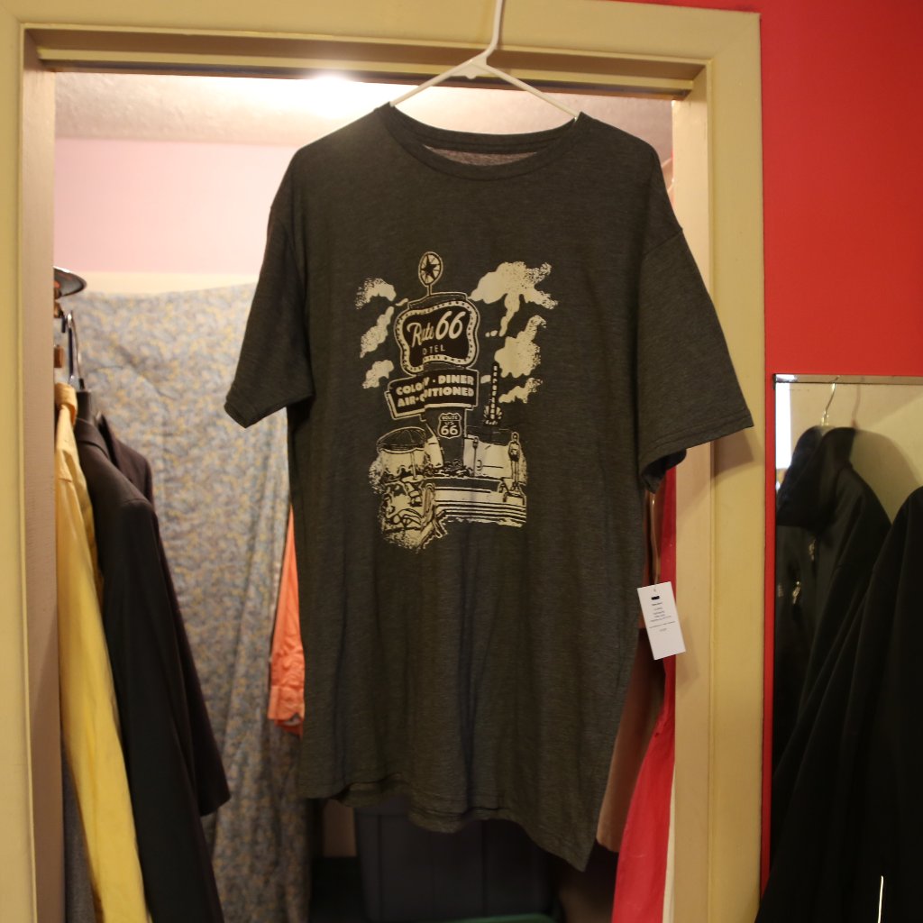 New Trademark Open Road Brand Xl Dark Gray Route 66